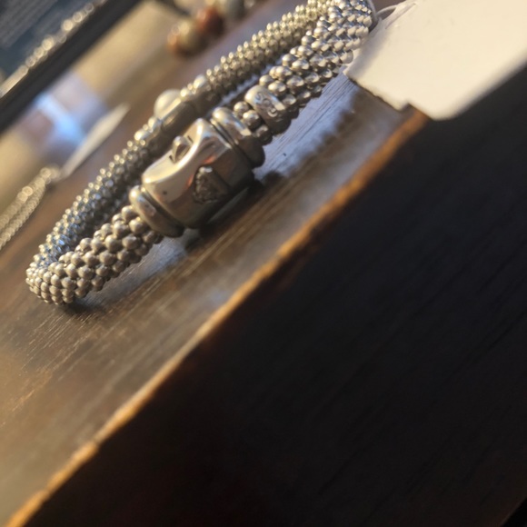 New Lagos Luna Pearl Rope Bracele Caviar 925 - Picture 4 of 5